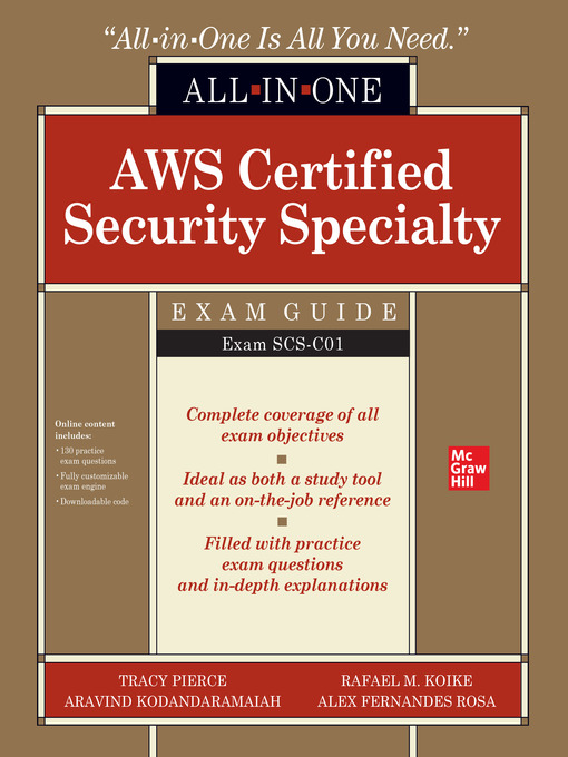 Title details for AWS Certified Security Specialty All-in-One Exam Guide (Exam SCS-C01) by Tracy Pierce - Available